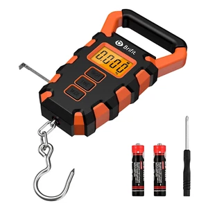 Digital Fish Scale with Fishing Gripper 110Lb Weight Max Electronic Hanging - Picture 1 of 7