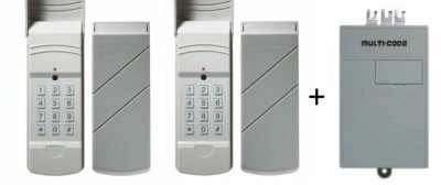 Multi-Code 1090 Gate Garage Radio Receiver & 2 Compatible Keypad Dolphin 300 310 - Image 1 of 3