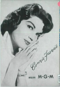91633 - Vintage PROMOTIONAL Leaflet - MUSIC : Connie Francis 1960's - Imagen 1 de 1