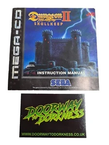 Dungeon Master 2: Skullkeep (Sega Mega-CD), PAL - Manual Only - Picture 1 of 3