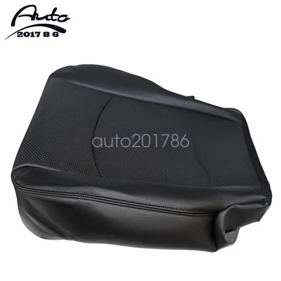 Cubierta de asiento de cuero perforada inferior del lado del conductor para Dodge Ram Laramie 2009-2012 Foto 1 de 4