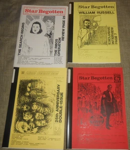 4 issues of Star Begotten Doctor Who Sci-fi Magazine Fanzine - Picture 1 of 1