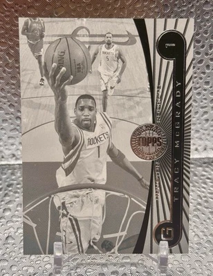 2005-06 Topps First Row - Tracy McGrady #21 Black & White #/225 - Image 1 of 2