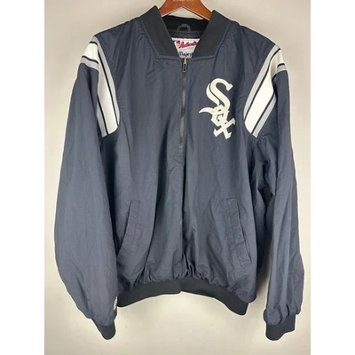 Majestic MLB Chicago White Sox Pullover Jacket Mens L Baseball Coat - Image 1 of 4