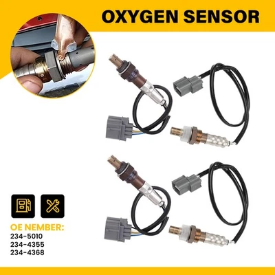 4x Sensores de Oxigênio Up&Downstream Compatível com 2003-2008 Acura MDX RL Honda Accord Odyssey - Imagem 1 de 4
