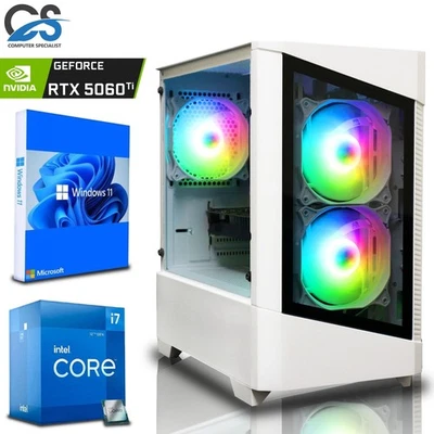 Fast Gaming PC Intel i7 12700F | RTX 5060 Ti 8GB | 64GB RAM | 2TB SSD | Win 11 - Image 1 of 4
