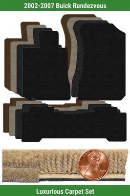 Conjunto de tapete de luxo personalizado Lloyd para 2002-2007 Buick Rendezvous (3 peças) #223 - Imagem 1 de 4