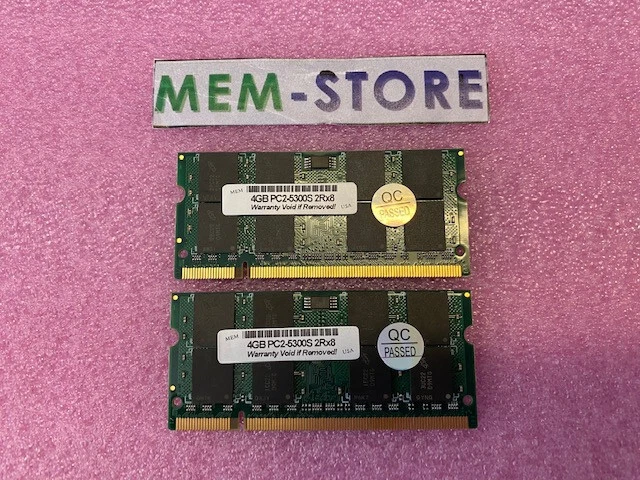 8GB 2x4GB SODIMM DDR2-667 Memory Dell Studio 1737 upgrade - Image 1 of 1