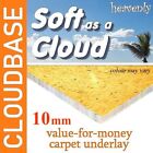 Soft As A Cloud 10Mm Carpet Underlay 15 Sq. Mtr Rolls Great Price Free Delivery