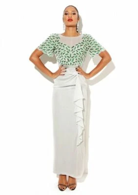 VIRGOS LOUNGE Sally Vestido Largo UK8 EUR36 US4 - Imagen 1 de 4