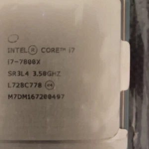 INTEL CORE I7-7800X CPU SR3NH 3.50GHZ 6-CORE LGA-2066 CPU PROCESSOR - Picture 1 of 4