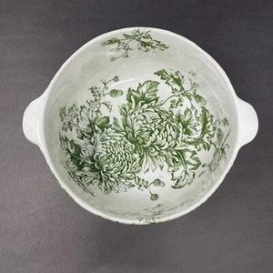 Servizio piatti James Kent crisantemo verde vecchio manico Foley - Foto 1 di 9