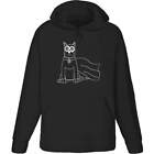 'Superhero Dog' Adult Hoodie / Hooded Sweater (Ho002290)