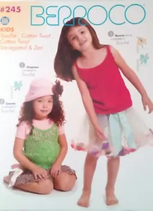 Berroco KIDS Pattern Brochure 245 Booklet Knit Crochet 10 projects 2006 Summer - Picture 1 of 5