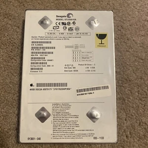 Apple ST340015A SEAGATE IDE Festplatte 3,5" 40GB 5400 1/MIN - Bild 1 von 6