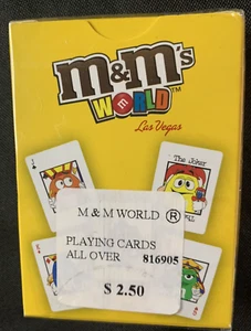 M&M's World Las Vegas Neu Sealed Playing Cards 2004 - Bild 1 von 5
