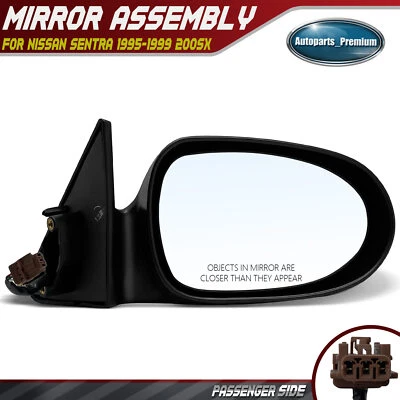 Passenger Power Mirror with Non-Folding for Nissan Sentra 1995-1999 200SX 95-98 - Image 1 of 4
