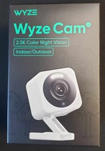 Wyze Cam v4, 2K HD Wi-Fi Smart Home Security Camera, Indoor/Outdoor Use, Pet/Bab - Picture 1 of 4