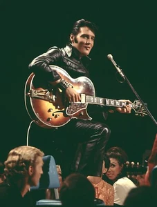 Foto impresa profesional"" de Elvis Presley 10x8 ""Comeback Special ""68 - Imagen 1 de 2