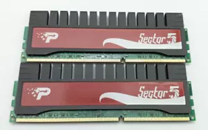 Lot of 2 Kit of 2 Patriot Sector 5 PGV38G1333ELK DDR3 8GB (2x4G) 16GB Total - Picture 1 of 2