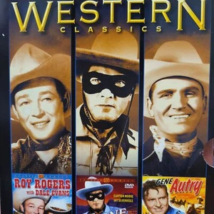 Western Classics Triple Feature DVD 2004 Roy Rogers Lone Ranger Gene Autry - Picture 1 of 12