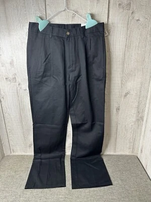 Pantalones Izod Talla 20 Calce Ajustado Uniforme Escolar Plisado Frontal con Bolsillos Negro Foto 1 de 4