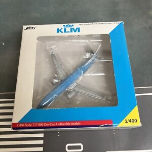 Witty Wings 1/400 * KLM Royal Dutch Airlines * Boeing 737-800 * Lim. Ed.