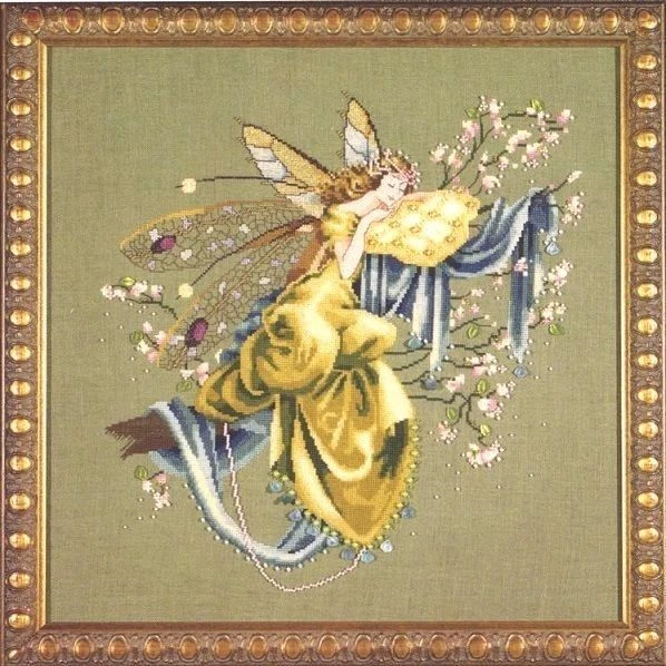Mirabilia Cross Stitch  MD80 Lilly Of The Woods  semi kit Cheap Shipping. - Image 1 of 1