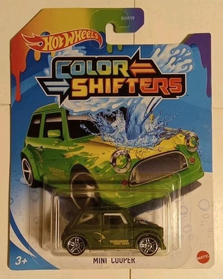2020 Hot Wheels MINI COOPER Color Shifters green - Image 1 of 4