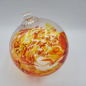 5" mundgeblasene Kunst Glaskugel Fee Hexen Freundschaft Sonne Sommer Glaskugel - Bild 1 von 9
