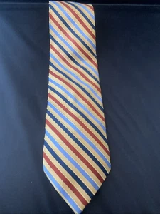 Jos. A.Bank Silk Tie Multicolor Stripe Pattern - Picture 1 of 2