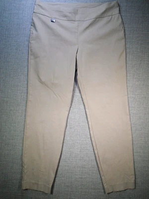 Calça social feminina Alfani tamanho 14 bronzeada elástica 34" cintura - Imagem 1 de 4