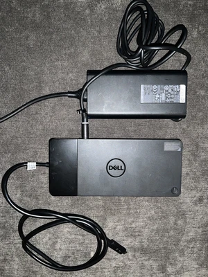 Dell Dock WD19 USB Tipo C Con Fuente de Alimentación Dell 180W K20A DPN Y13HM A01 Usado  Foto 1 de 4
