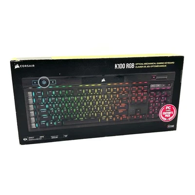 Corsair K100 RGB OPX Optisch-mechanische Gaming-Tastatur - Schwarz - QWERTY - Bild 1 von 4