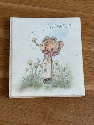 Carpeta de libreta de direcciones de Precious Moments sello vintage nuevo de colección Foto 1 de 4