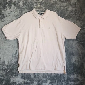 Polo Ralph Lauren Herren XXL Hellrosa Custom Polo Golf Shirt Grau Pony SS - Bild 1 von 7