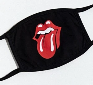 Rolling Stones Tongue Logo Face Mask (rz) - Picture 1 of 1