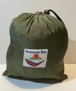Hammock Bliss Double Parachute Nylon Hammock Green - Picture 1 of 5