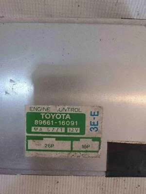 1992 年丰田 TERCEL 发动机模块 ID 89661 - 16091 二手 原始设备制造商 — 第 1/2 张图片