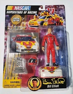 Bill Elliott NASCAR Superstars of Racing Actionfigur Sonderedition mit Karte - Bild 1 von 2