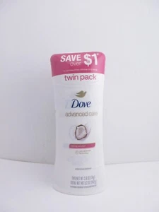 Dove Advanced Care Antiperspirant, Caring Coconut, 2.6 oz each, 2 ct - FREE SHIP - Picture 1 of 4