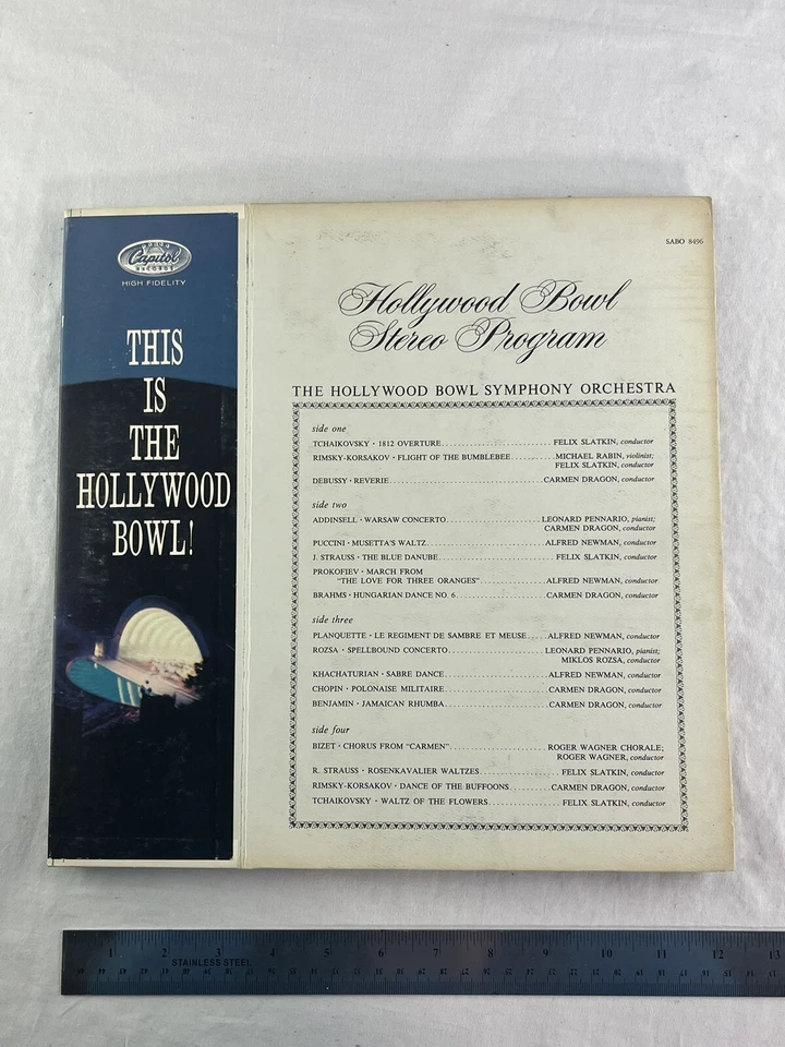 MICHAEL RABIN и различные Голливуд чаша стерео программа (классический) 2lp буклет - Изображение 1 из 4