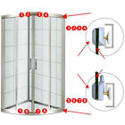 8 pcs. Shower Door  Rollers 25mm Roller Guide for Shower Cabinet Glass U_LSU&cx