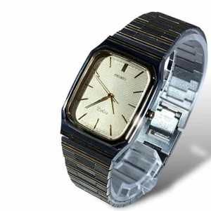 Reloj Hombre Cuarzo Seiko Dolce 7741-5130 Hecho en Japón Batería Reemplazada - Imagen 1 de 8