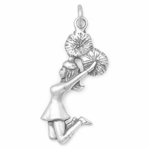 Cheerleader Cheering Charm Sterlingsilber - Bild 1 von 1