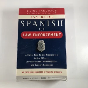 Essential Spanish for Law enforcement new sealed With Cassettes Guide And Manual - Picture 1 of 7
