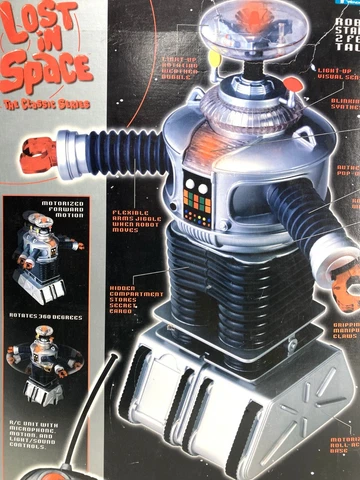 EMPTY Box for the Lost In Space TrendMasters 24" Tall Remote Control B-9 Robot Cover