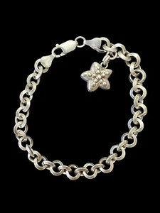 Vintage Milor Sterling Silber 925 Stern Bettelarmband - Bild 1 von 6