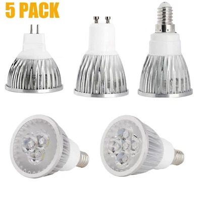 5x Led Spotlight Bulbs 9w 15w 3500k GU10 Spot Bulb Lights Cob MR16 110v 220V 12V - Image 1 of 4