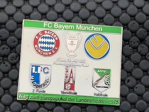 PINS BADGE FOOTBALL SOCCER ASSE SAINT ETIENNE BAYERN MUNCHEN 1975 - Bild 1 von 1